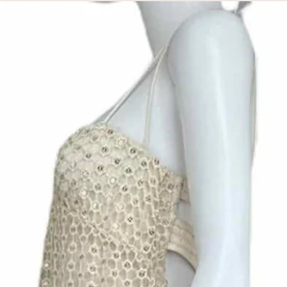 Free People Intimately Crochet Embellished Body Suit Dress Size Small - Picture 6 of 12